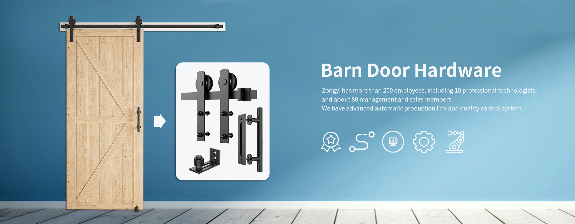 Partihandel Barn Door Hardware